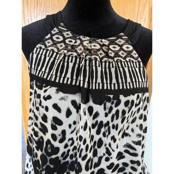 Maurices halter top, black animal print, women's size M - Picture 1 of 9